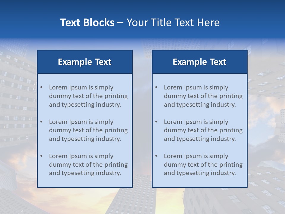 Scenic York Street PowerPoint Template