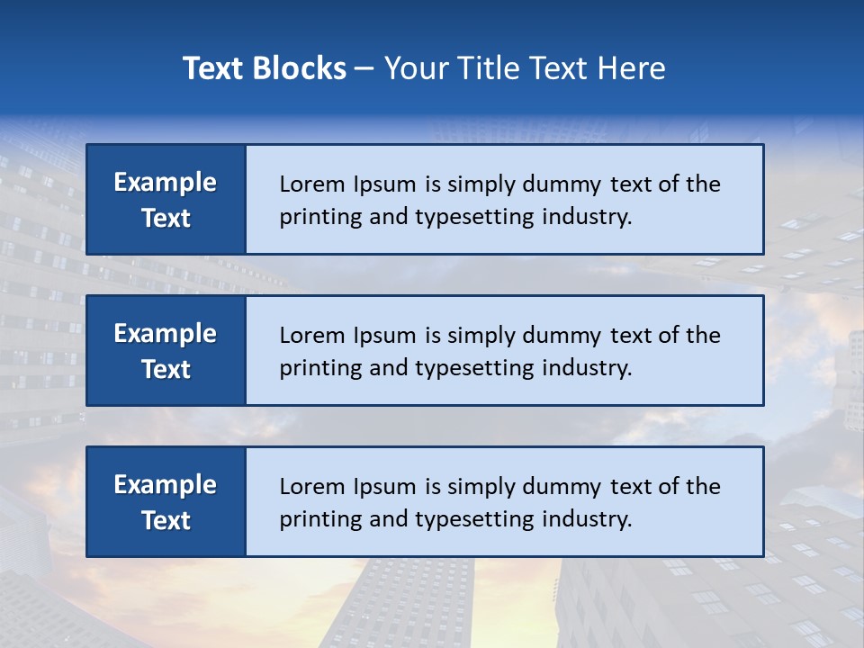 Scenic York Street PowerPoint Template