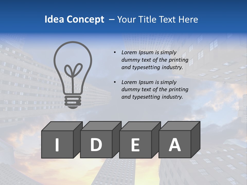 Scenic York Street PowerPoint Template