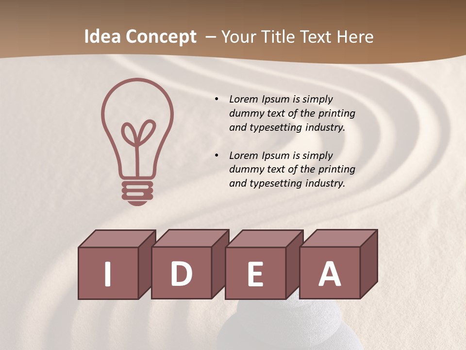 Pattern Zen Conceptual PowerPoint Template