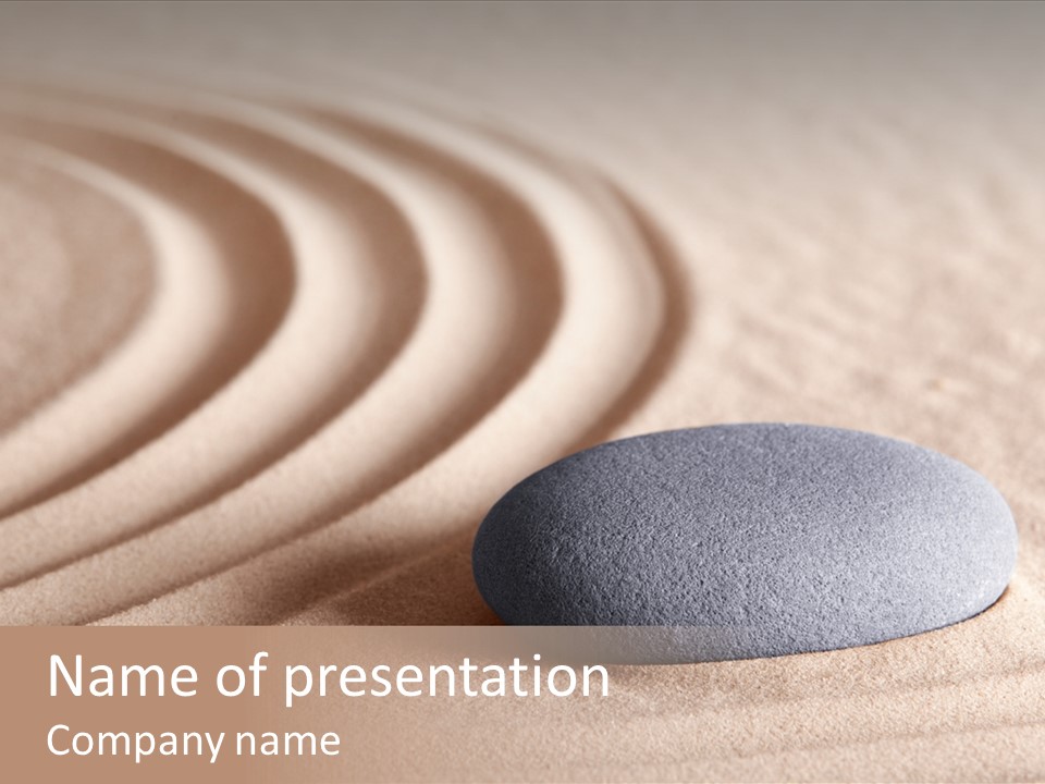 Conceptual Rock Nobody PowerPoint Template