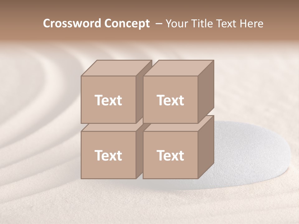 Conceptual Rock Nobody PowerPoint Template