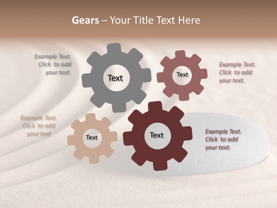 Conceptual Rock Nobody PowerPoint Template