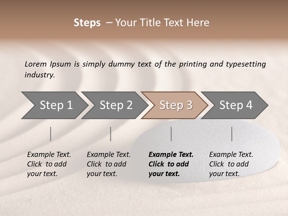 Conceptual Rock Nobody PowerPoint Template
