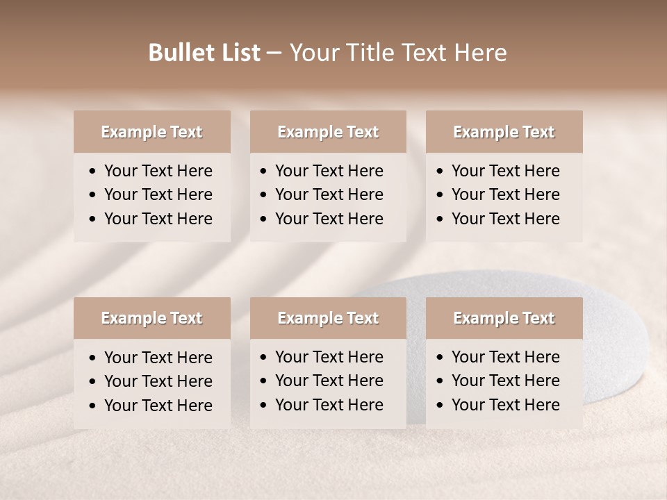 Conceptual Rock Nobody PowerPoint Template