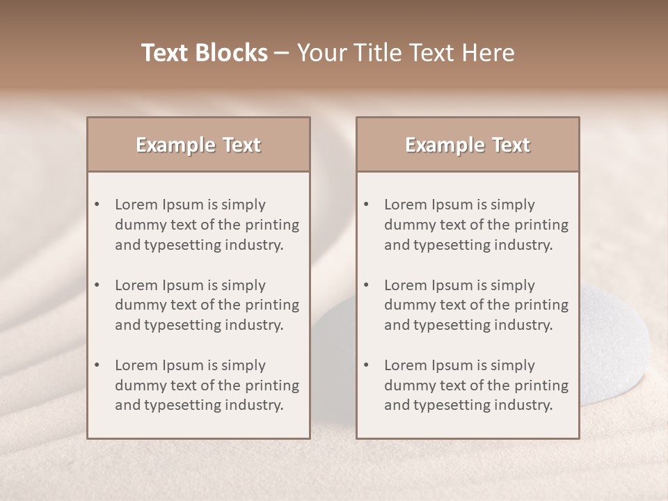 Conceptual Rock Nobody PowerPoint Template