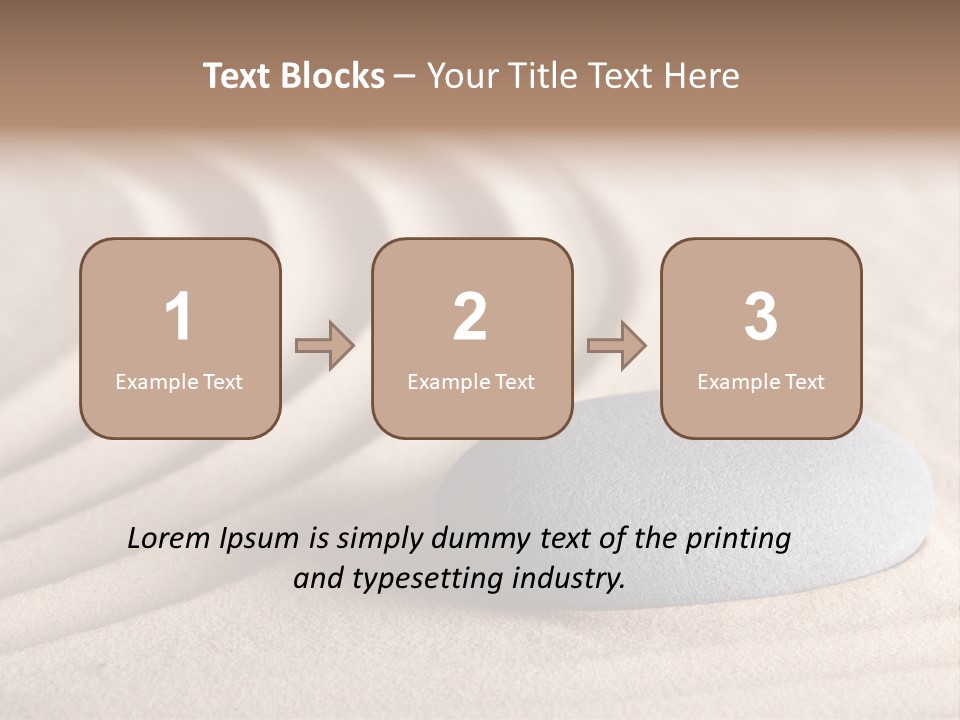 Conceptual Rock Nobody PowerPoint Template