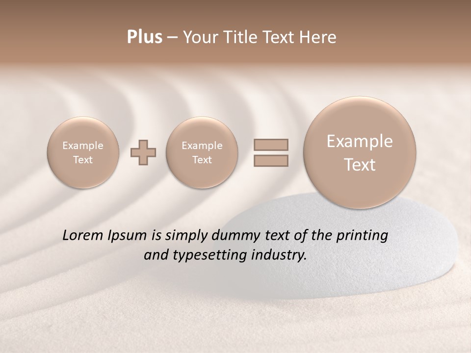 Conceptual Rock Nobody PowerPoint Template