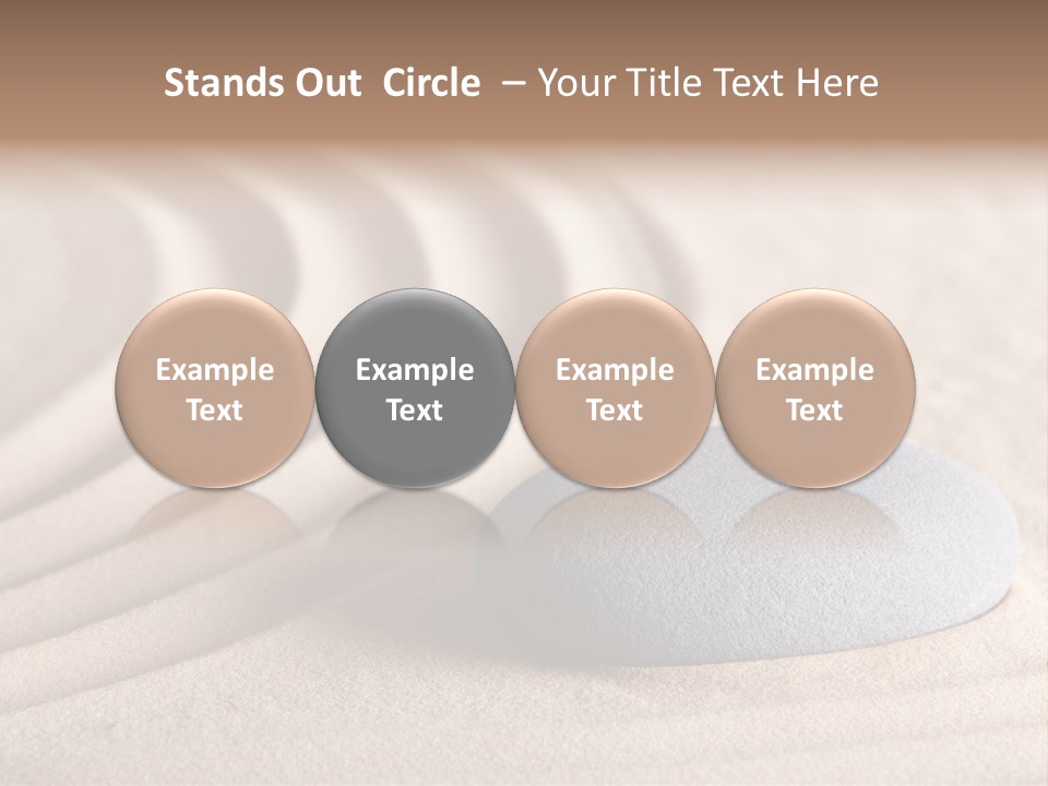 Conceptual Rock Nobody PowerPoint Template