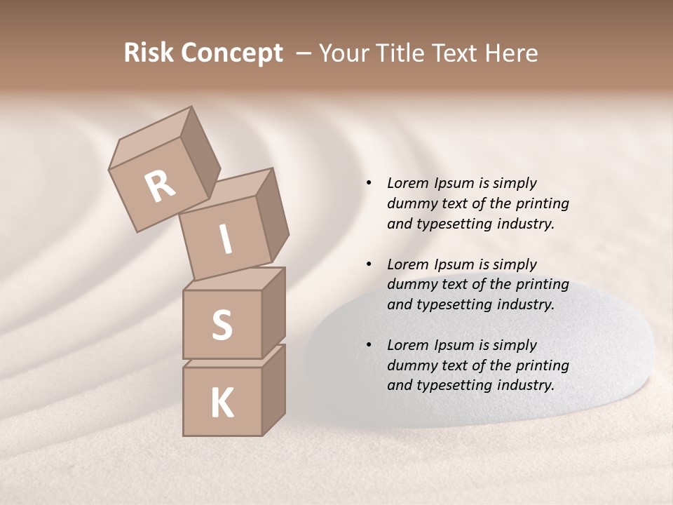 Conceptual Rock Nobody PowerPoint Template