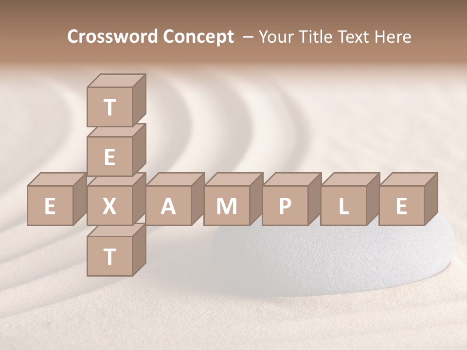 Conceptual Rock Nobody PowerPoint Template
