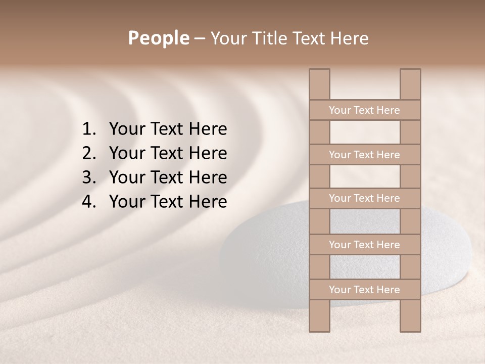Conceptual Rock Nobody PowerPoint Template