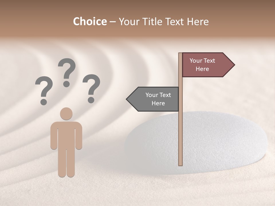 Conceptual Rock Nobody PowerPoint Template