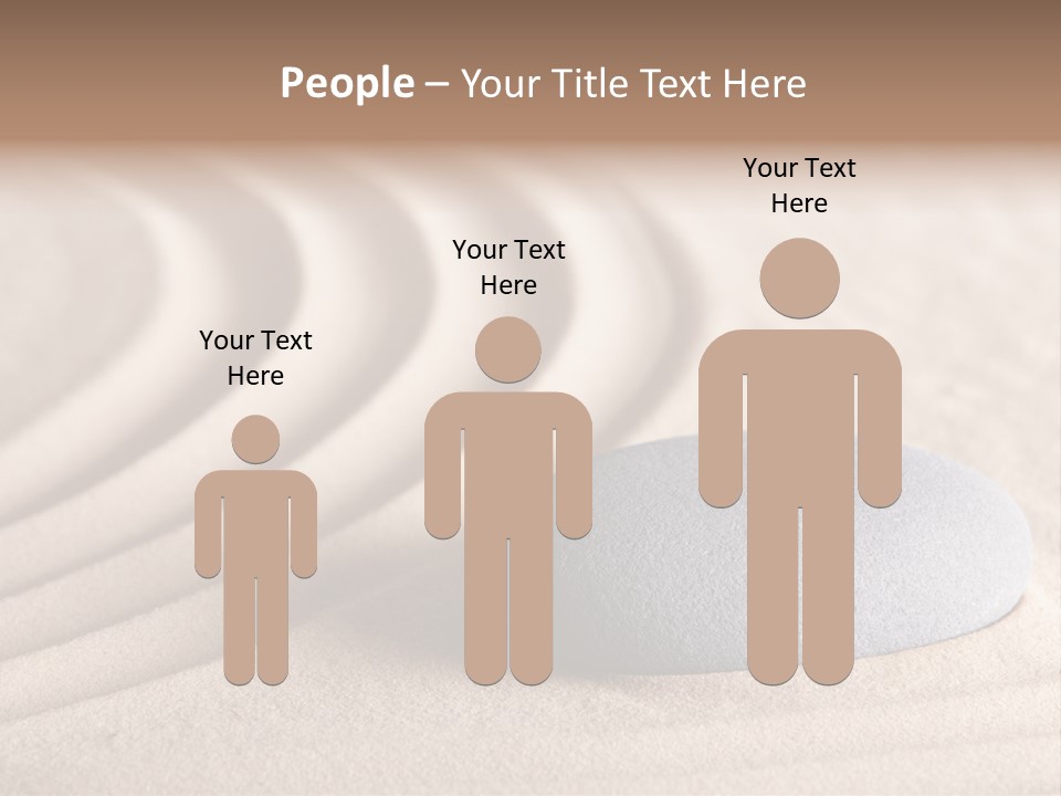 Conceptual Rock Nobody PowerPoint Template