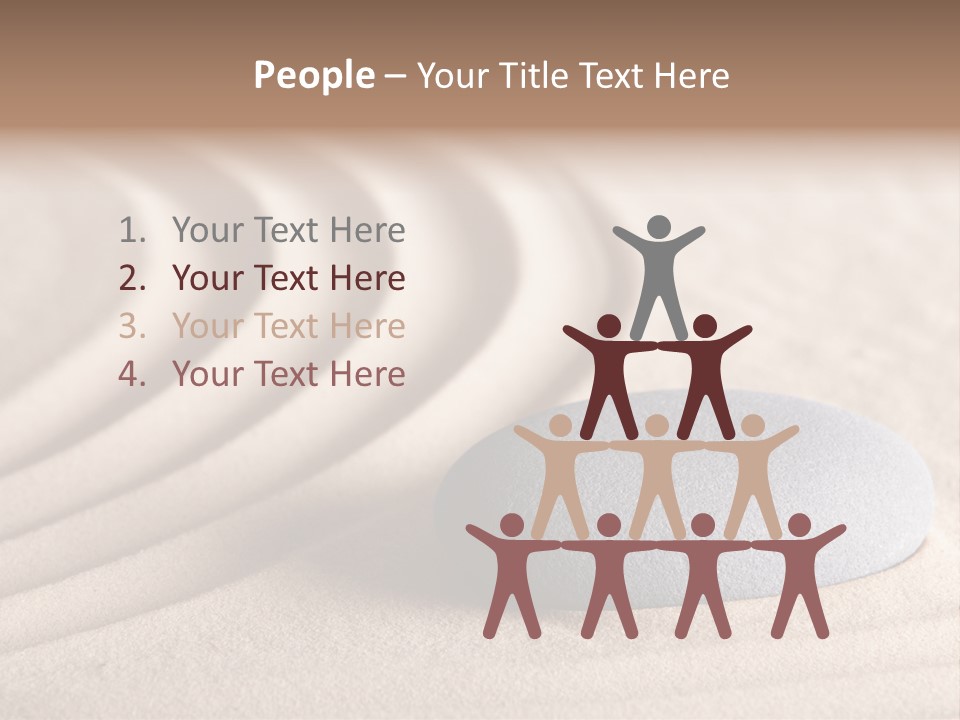 Conceptual Rock Nobody PowerPoint Template