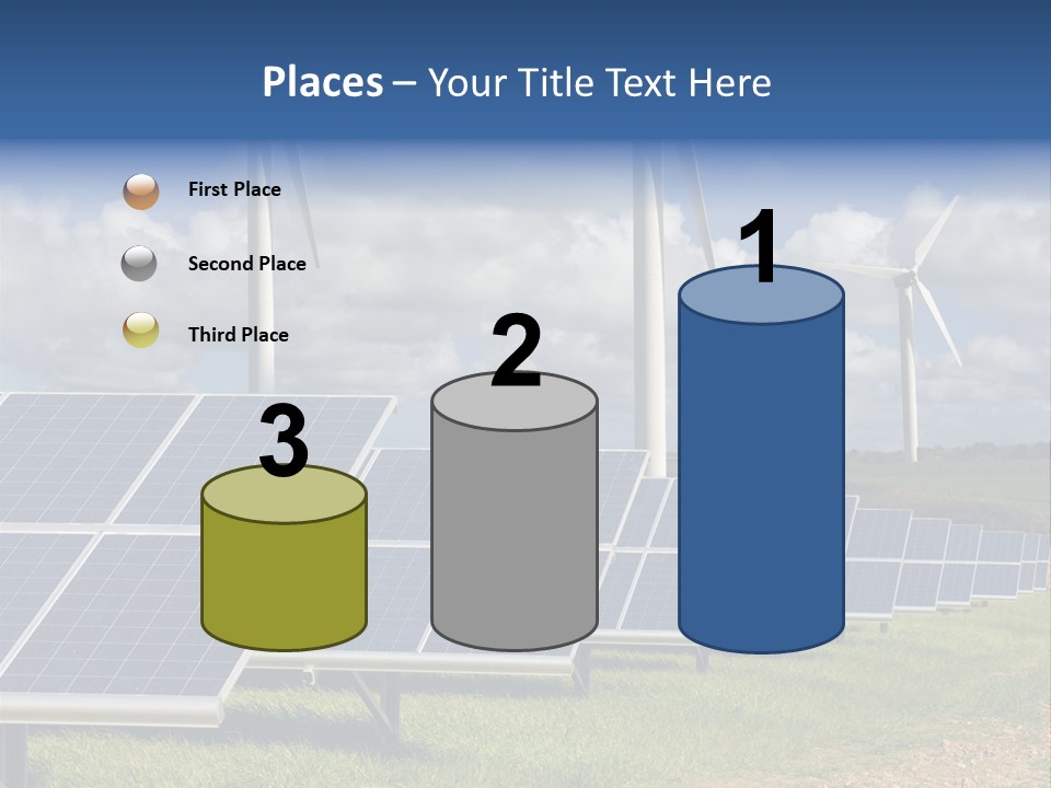 Sustainable Global Turbine PowerPoint Template