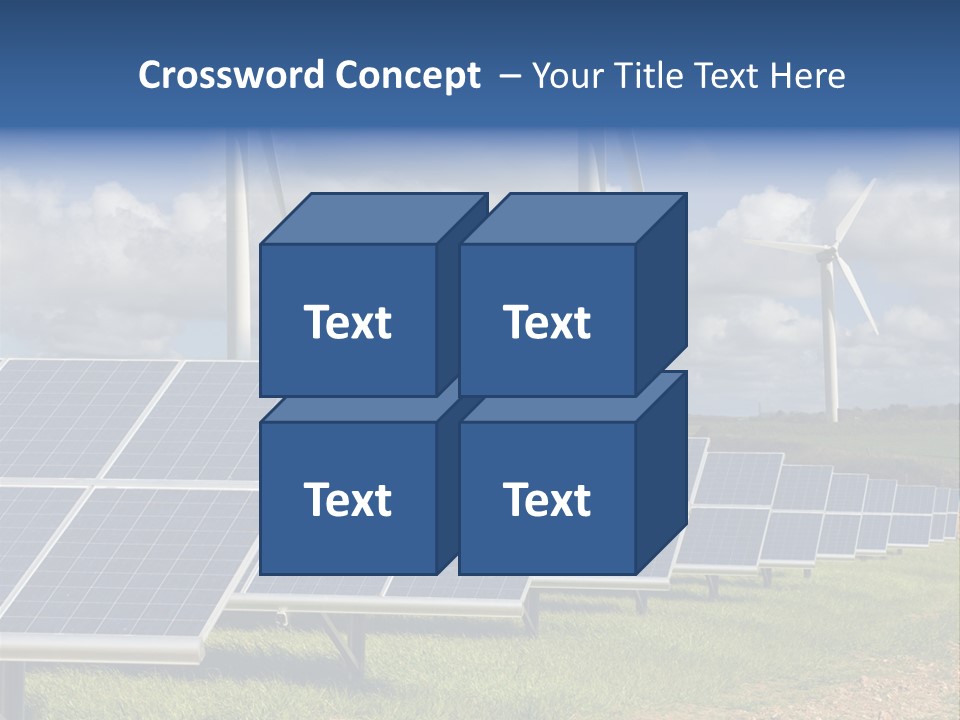 Sustainable Global Turbine PowerPoint Template