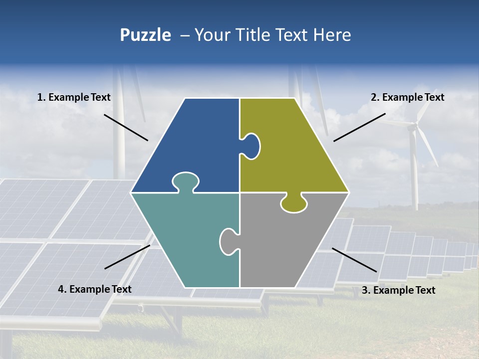 Sustainable Global Turbine PowerPoint Template