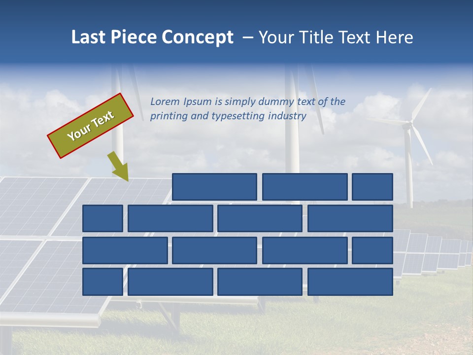 Sustainable Global Turbine PowerPoint Template