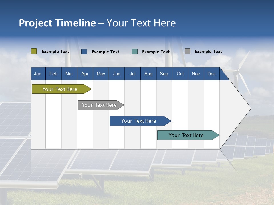 Sustainable Global Turbine PowerPoint Template