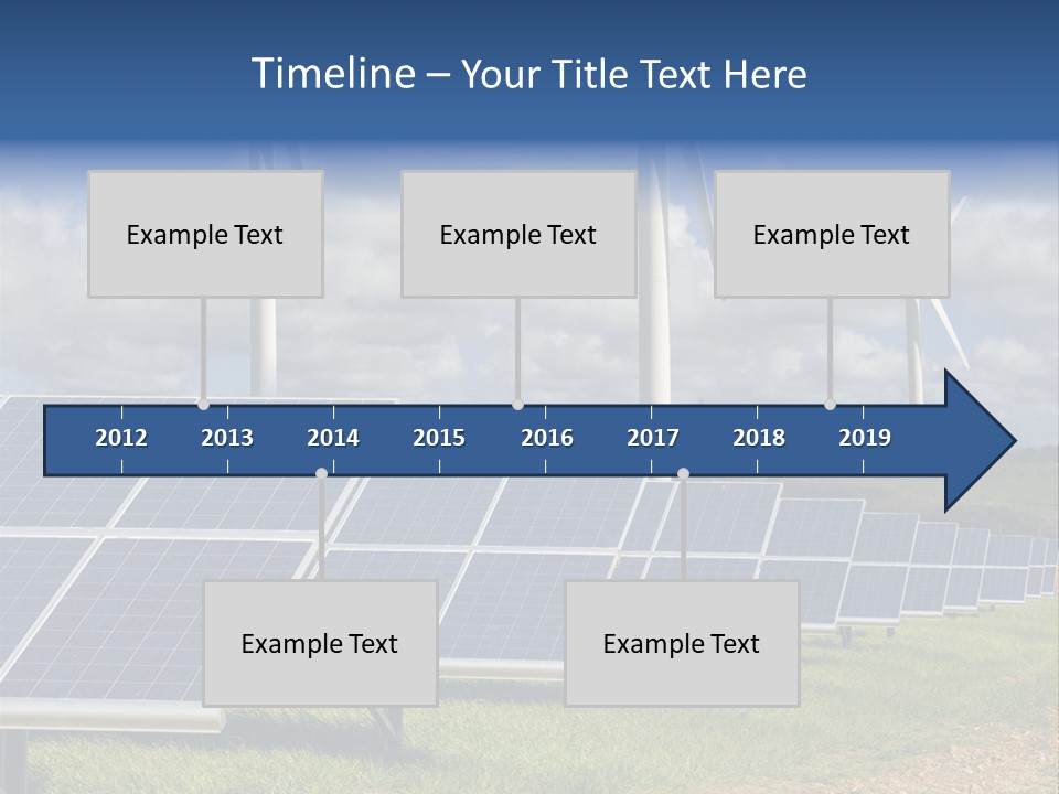 Sustainable Global Turbine PowerPoint Template