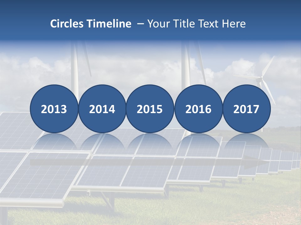 Sustainable Global Turbine PowerPoint Template