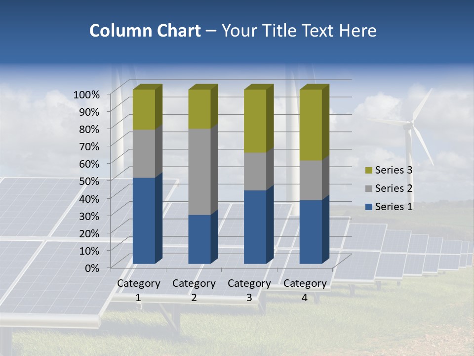 Sustainable Global Turbine PowerPoint Template