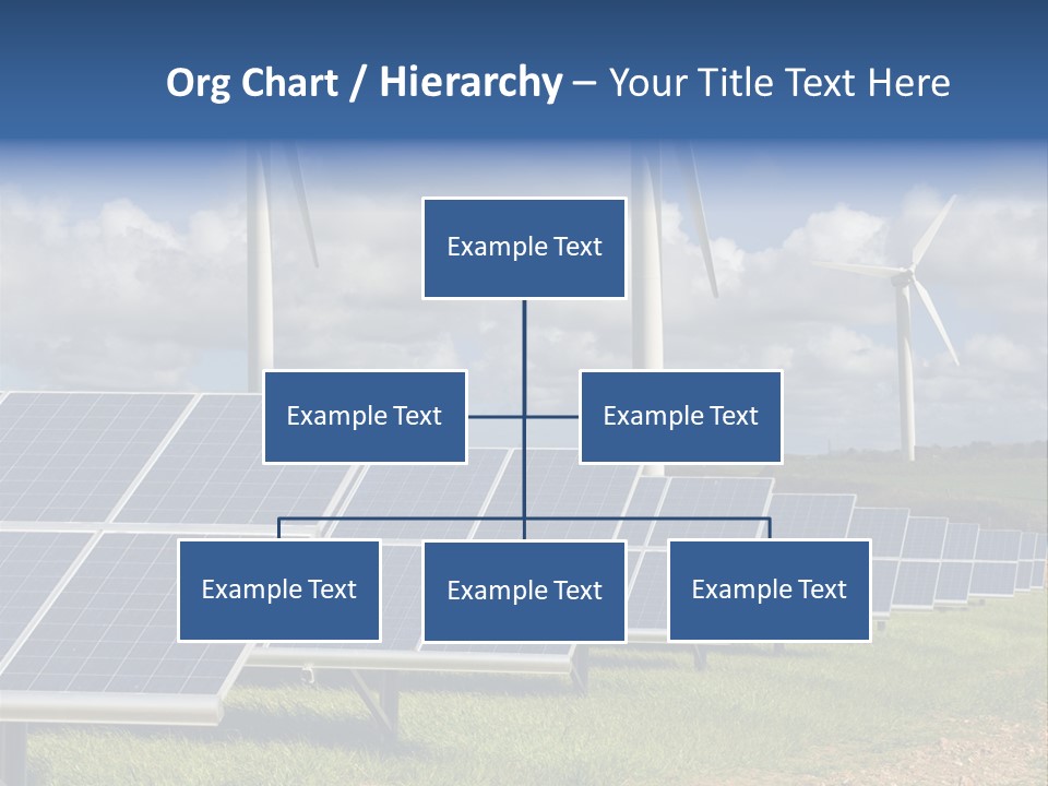 Sustainable Global Turbine PowerPoint Template