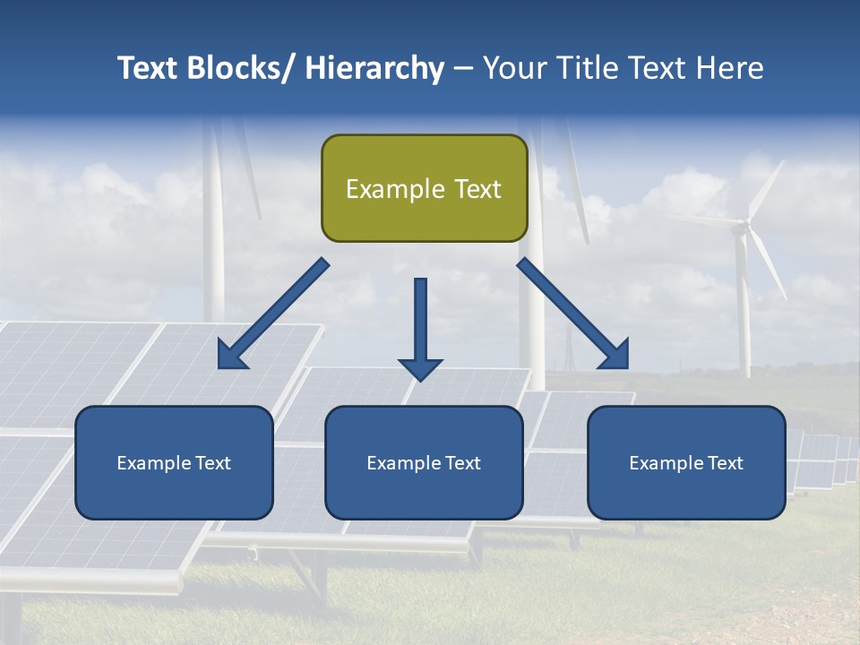 Sustainable Global Turbine PowerPoint Template