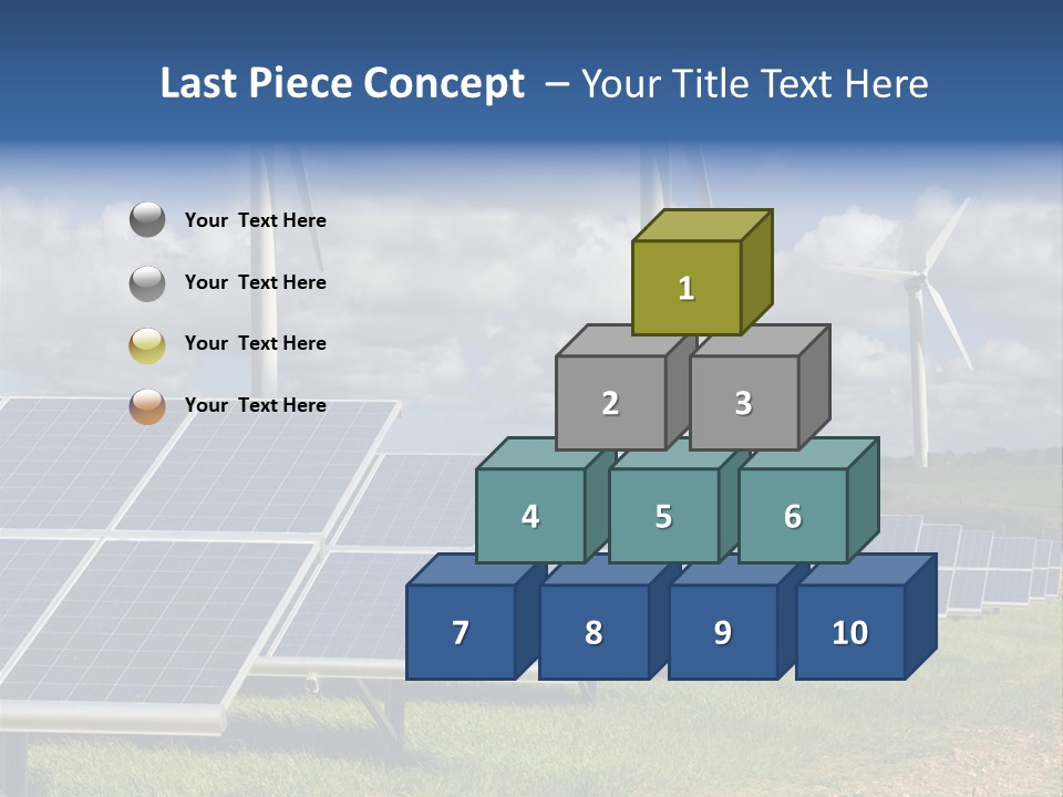Sustainable Global Turbine PowerPoint Template