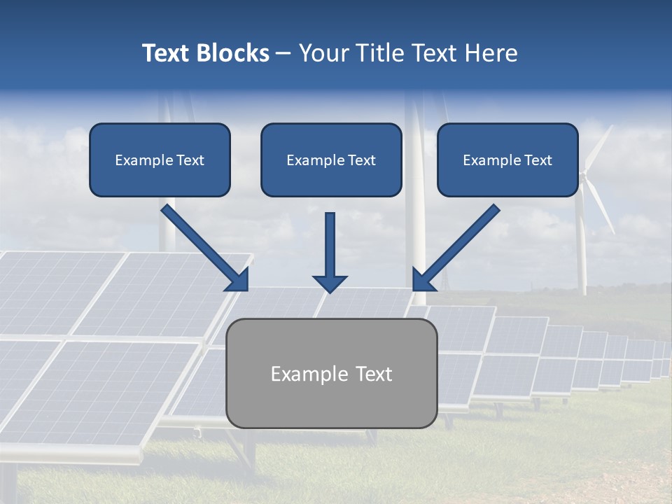 Sustainable Global Turbine PowerPoint Template