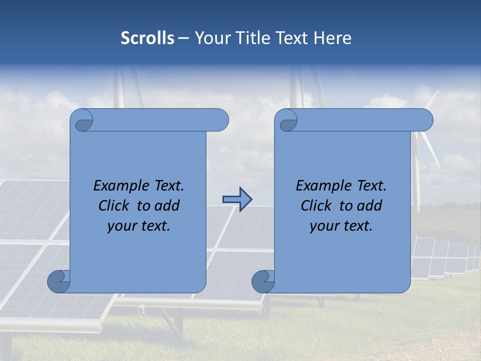 Sustainable Global Turbine PowerPoint Template