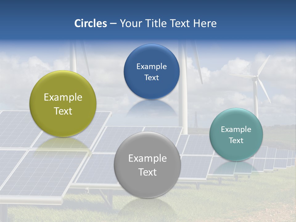 Sustainable Global Turbine PowerPoint Template