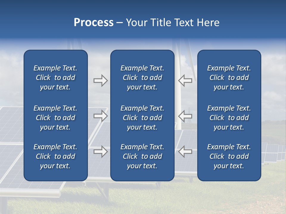 Sustainable Global Turbine PowerPoint Template