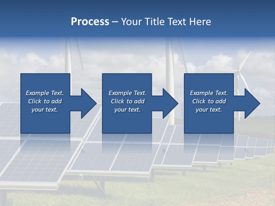 Sustainable Global Turbine PowerPoint Template