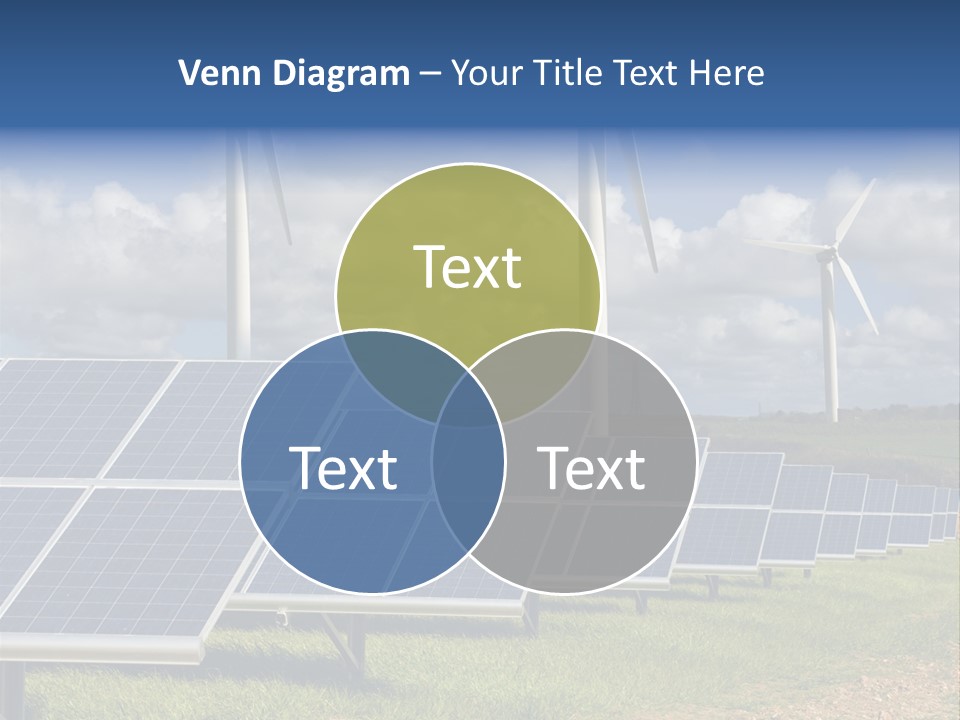 Sustainable Global Turbine PowerPoint Template