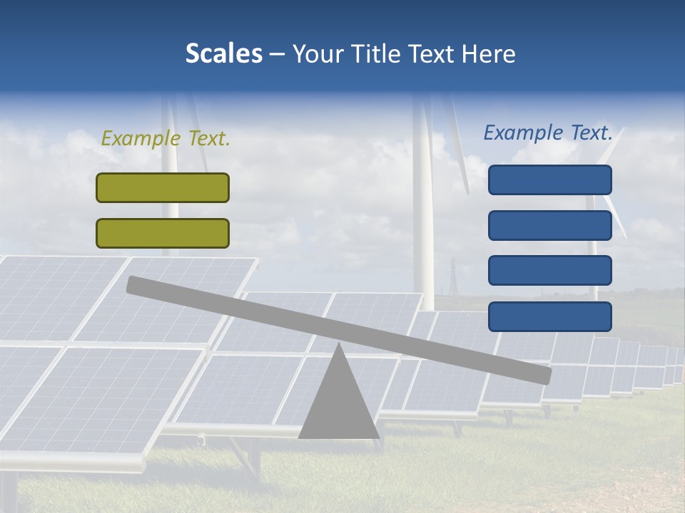 Sustainable Global Turbine PowerPoint Template