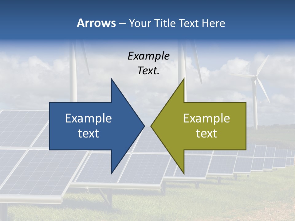 Sustainable Global Turbine PowerPoint Template