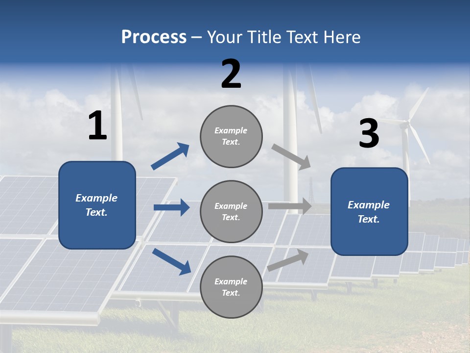 Sustainable Global Turbine PowerPoint Template