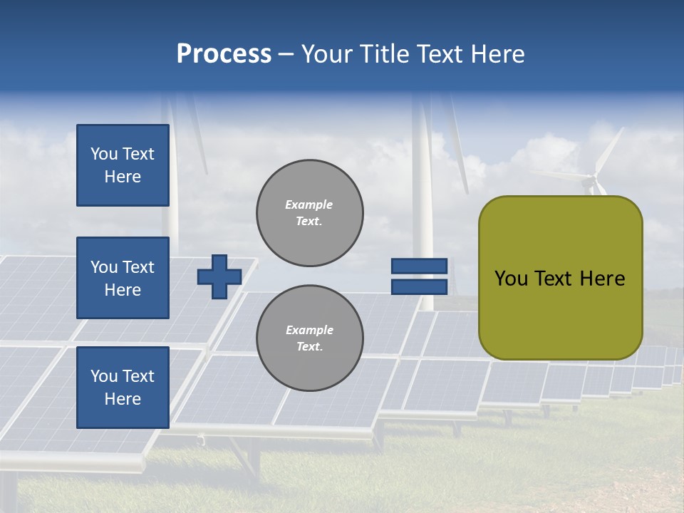 Sustainable Global Turbine PowerPoint Template