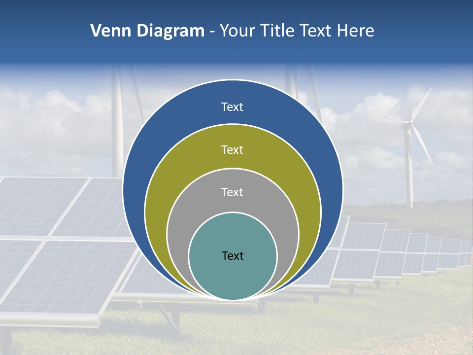 Sustainable Global Turbine PowerPoint Template