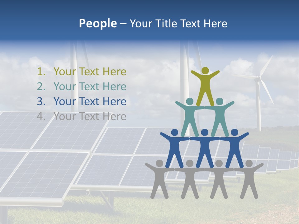 Sustainable Global Turbine PowerPoint Template