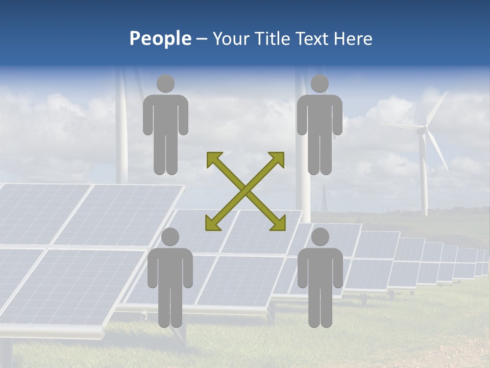 Sustainable Global Turbine PowerPoint Template