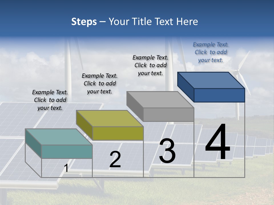 Sustainable Global Turbine PowerPoint Template