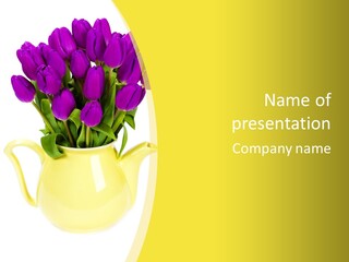 Beauty Floral Surprise PowerPoint Template