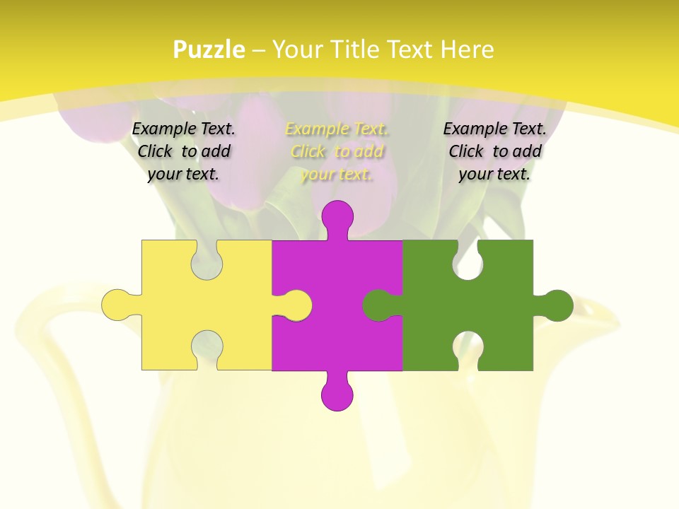 Beauty Floral Surprise PowerPoint Template