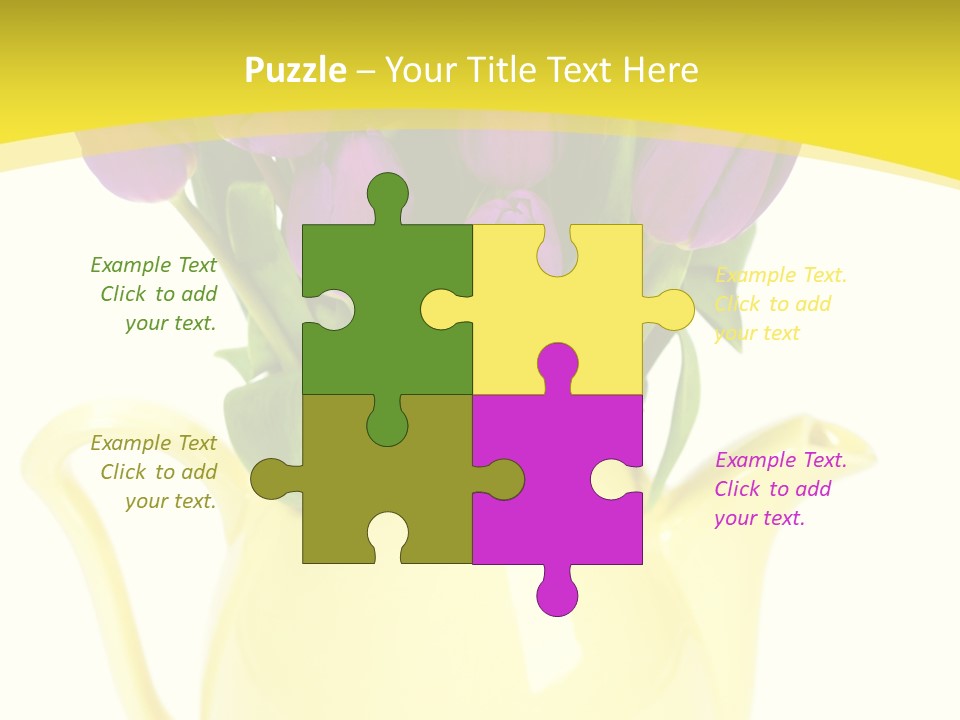 Beauty Floral Surprise PowerPoint Template