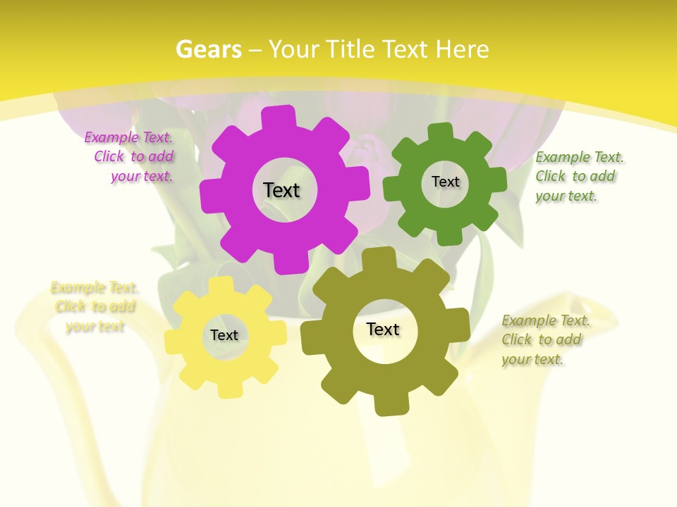 Beauty Floral Surprise PowerPoint Template