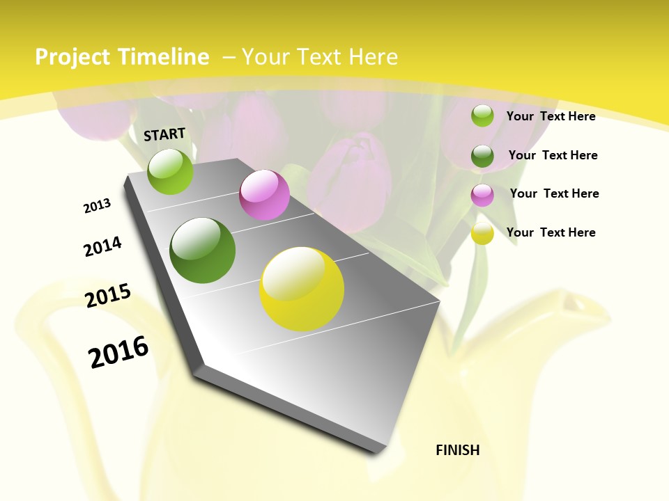 Beauty Floral Surprise PowerPoint Template