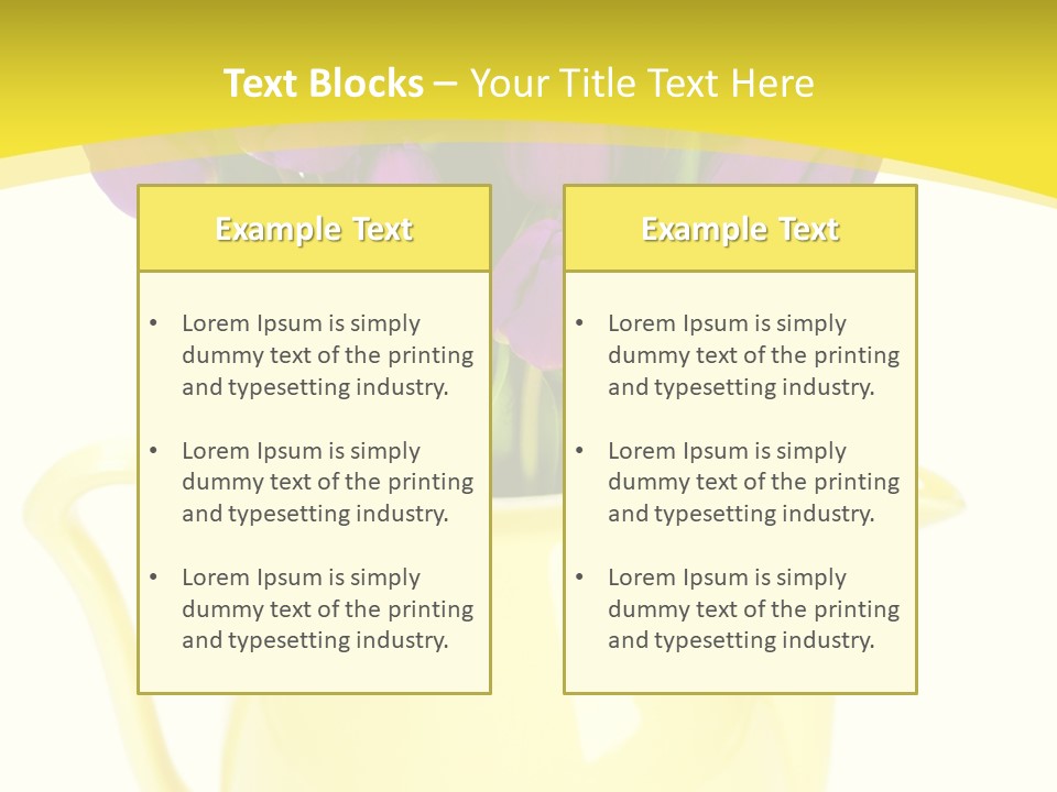 Beauty Floral Surprise PowerPoint Template